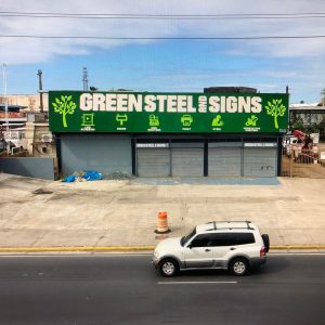 Signs - Green Steel & Signs